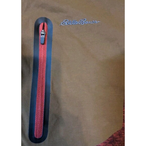 Eddie Bauer First Ascent Men's 1/2 Zip Fleece Maroon Pullover Jacket Sz 2XL EUC - Picture 6 of 10